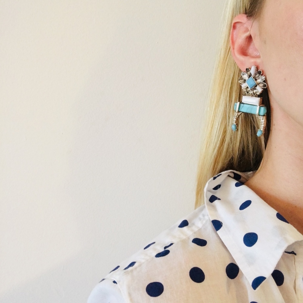 BaubleBar Turquoise Earrings
